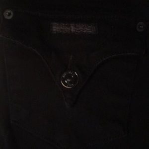 Hudson black jeans skinny leg